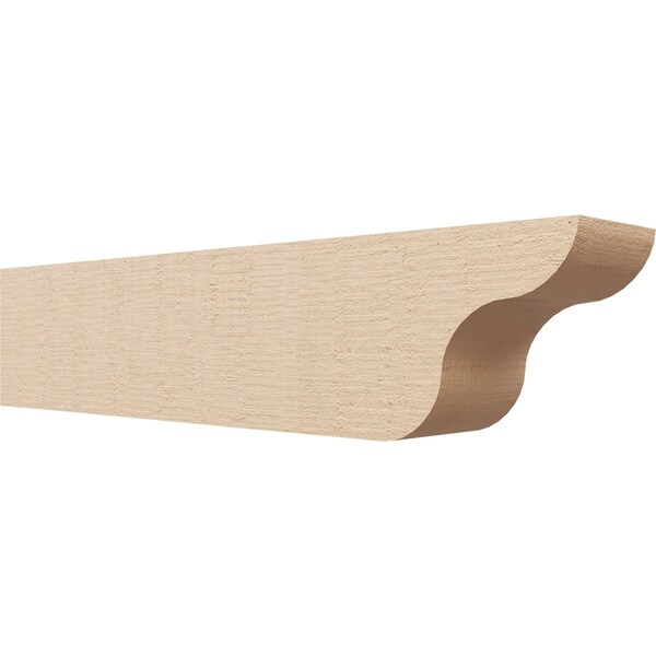 Ekena Millwork 6in. W x 8in. H x 36in. L Carmel Woodgrain TimberThane Rafter Tail, Primed Tan RFTUR06X08X36CARRCPR - main